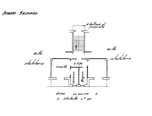 Two-room apartment via Nazionale, 3, Prazzo - floor plans 1