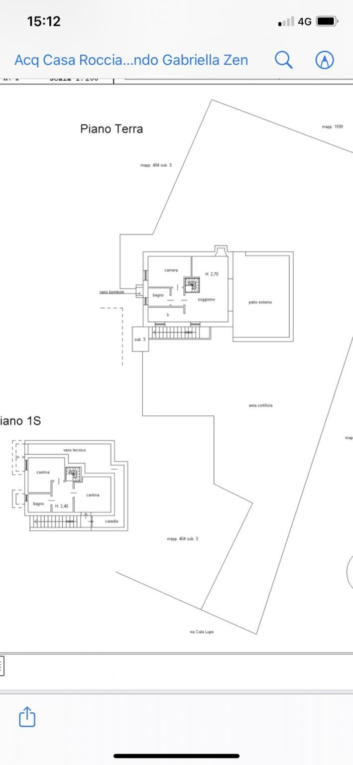 Villa strada 54, 69, Stintino - floor plans 1