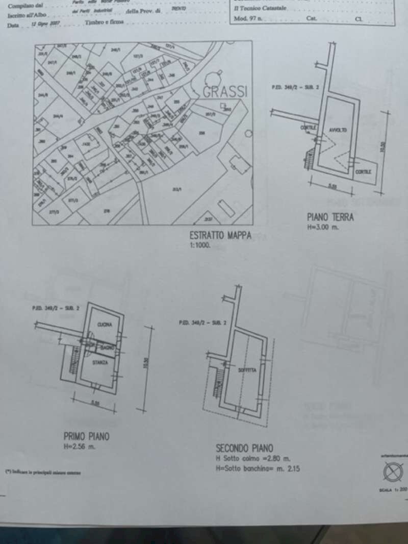 img_4656 - Terratetto - Terracielo via Del Parco, 3, Roncegno Terme - planimetria 1