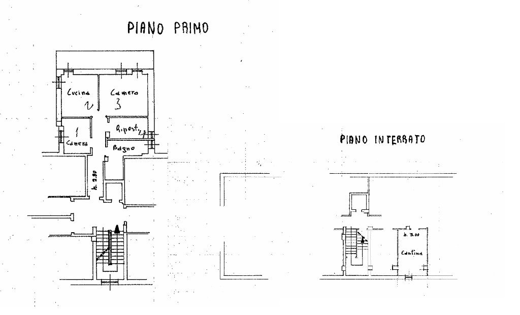 Four-room apartment Via Della Repubblica, 4, Dronero - floor plans 1