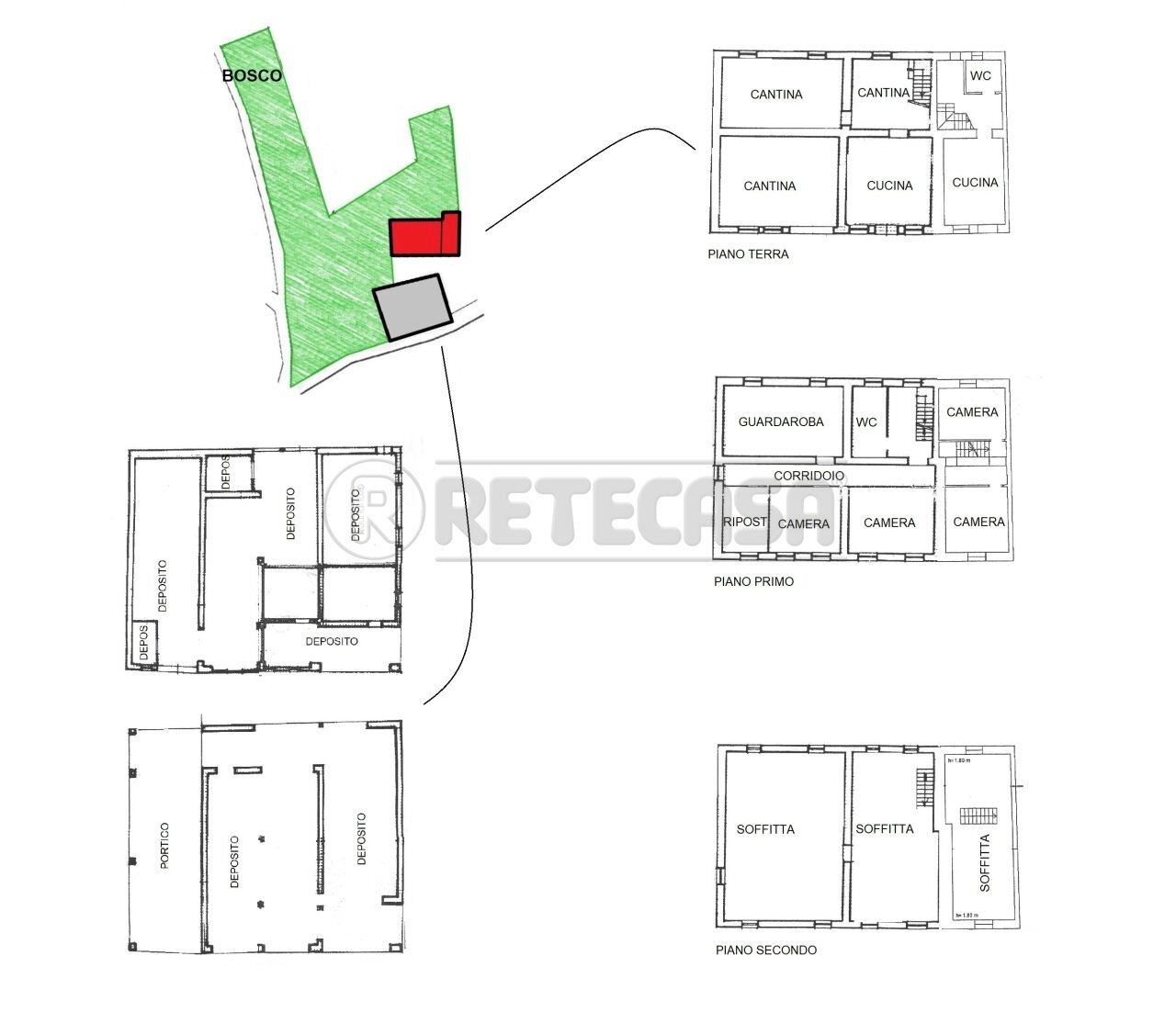 piantina NEGRO - Copia.jpg - Rustico Via Castellaro 6, Nogarole Vicentino - planimetria 1