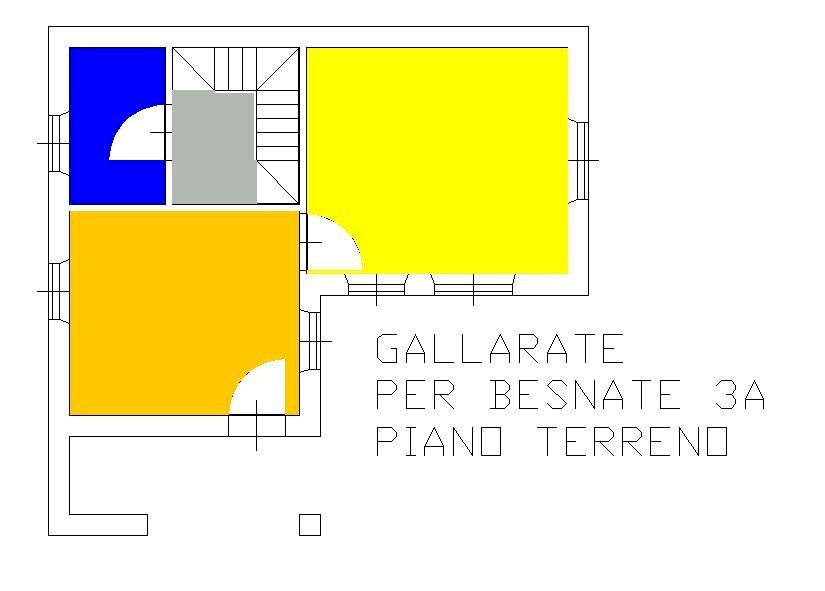 Rustico via per Besnate, Gallarate - planimetria 1