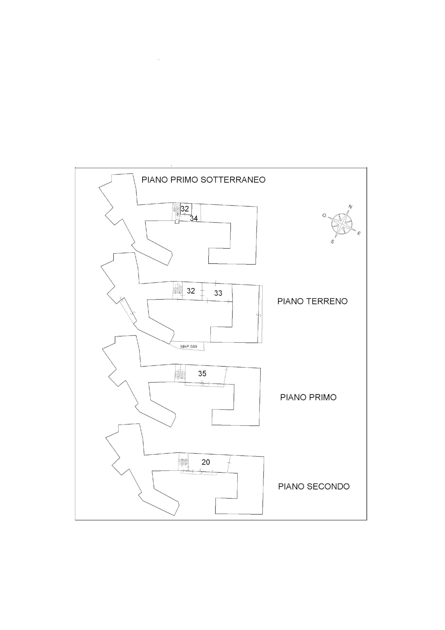 Casa semi indipendente Via Vittorio Alfieri, 21, Dronero - planimetria 1