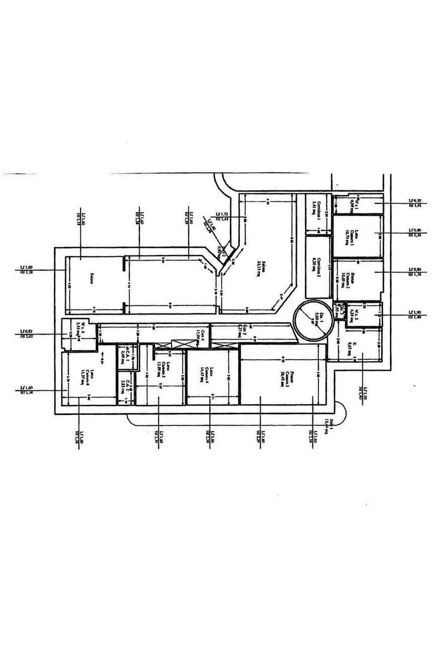 Apartment via Panama, 8, Roma - floor plans 1