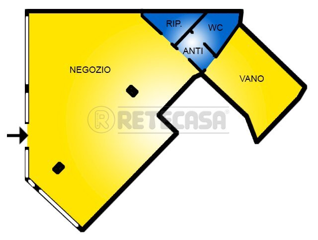 Commercial Premises Corso G. Matteotti 52, Montecchio Maggiore - floor plans 1