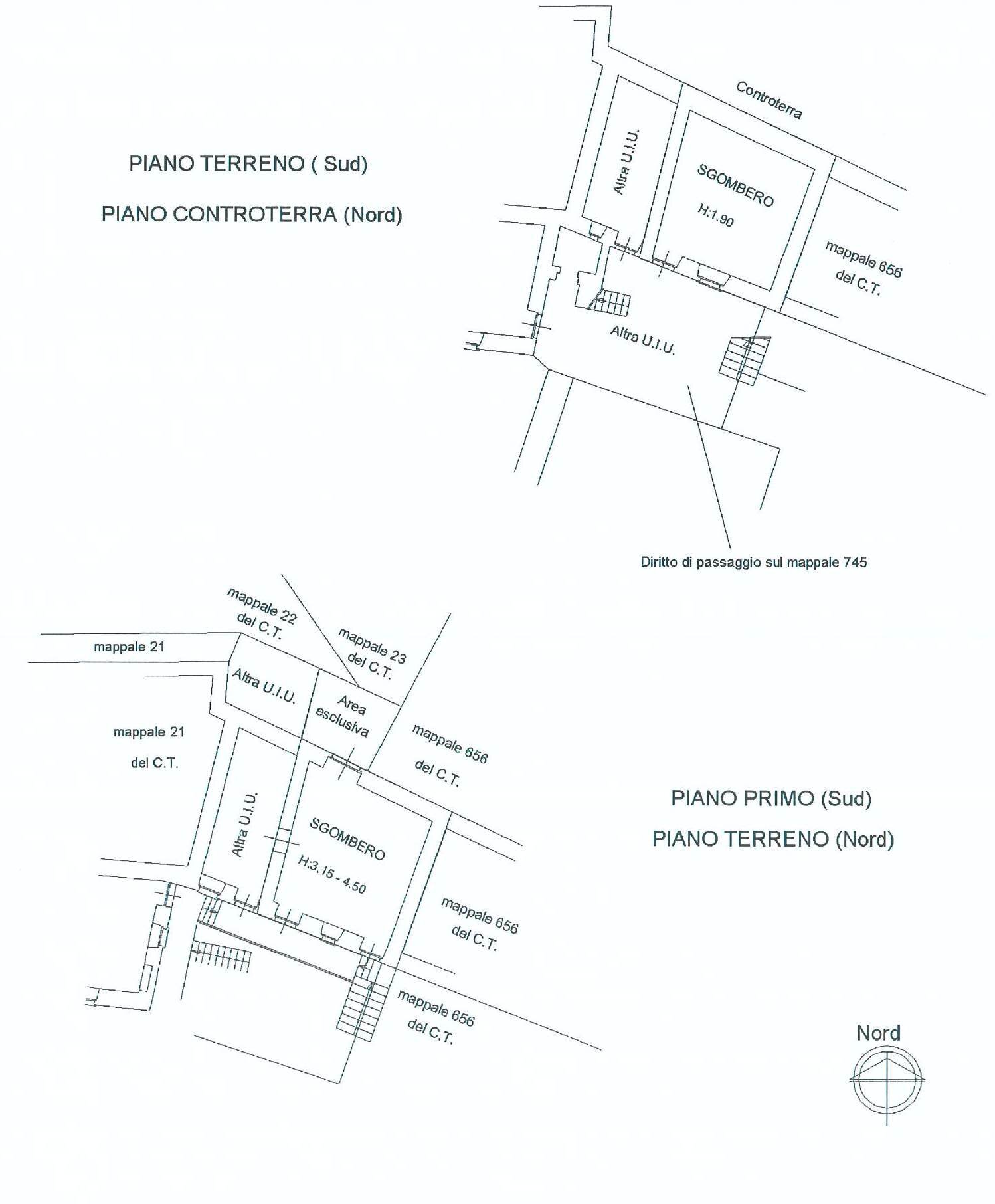 Rustico Località Prà del Torno, 61, Angrogna - planimetria 1
