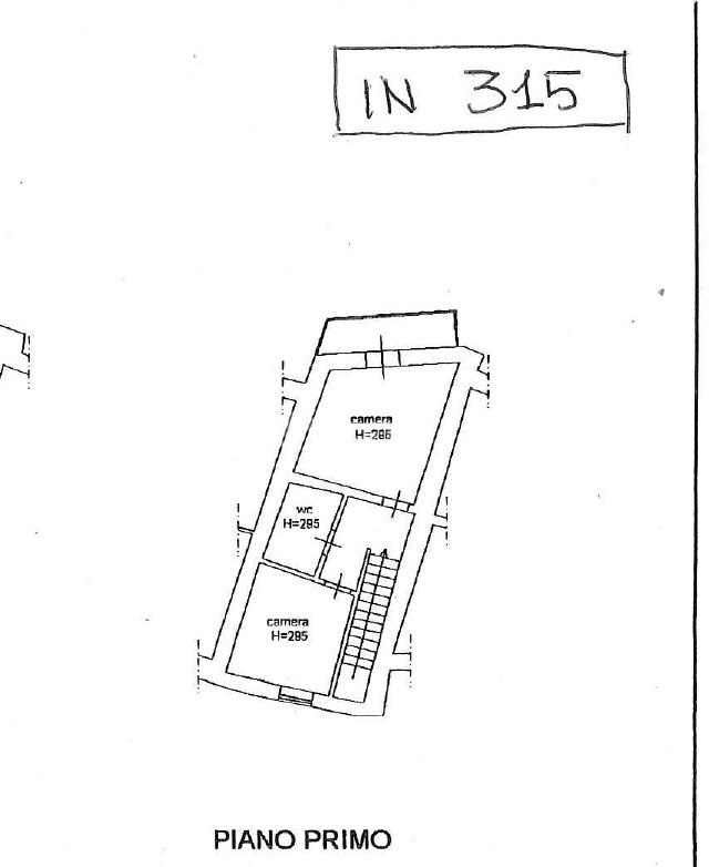 planimetria - Appartamento Fivizzano - planimetria 1