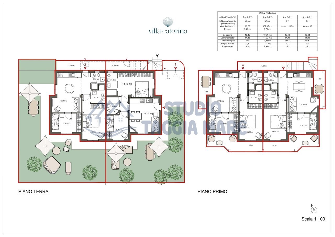 210106 Villa Caterina - Metrature_page-0001.jpg - Appartamento Via Cristoforo Colombo, Taggia - foto 1