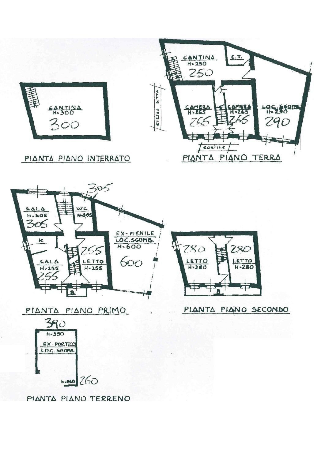 Rustico Tonco - planimetria 1