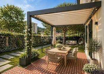 IN344 _render esterno con pergola - Villa Arcola - photo 8