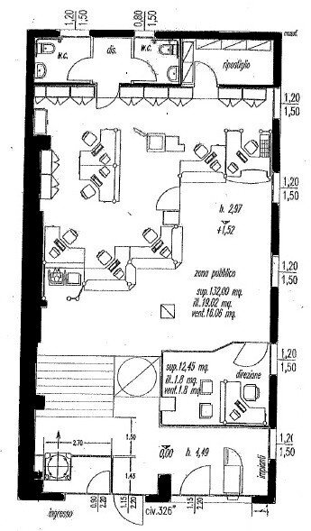 Shop Casalecchio di Reno - floor plans 1