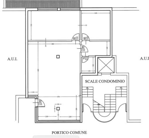 Shop via San Michele, 2, Varese - floor plans 1