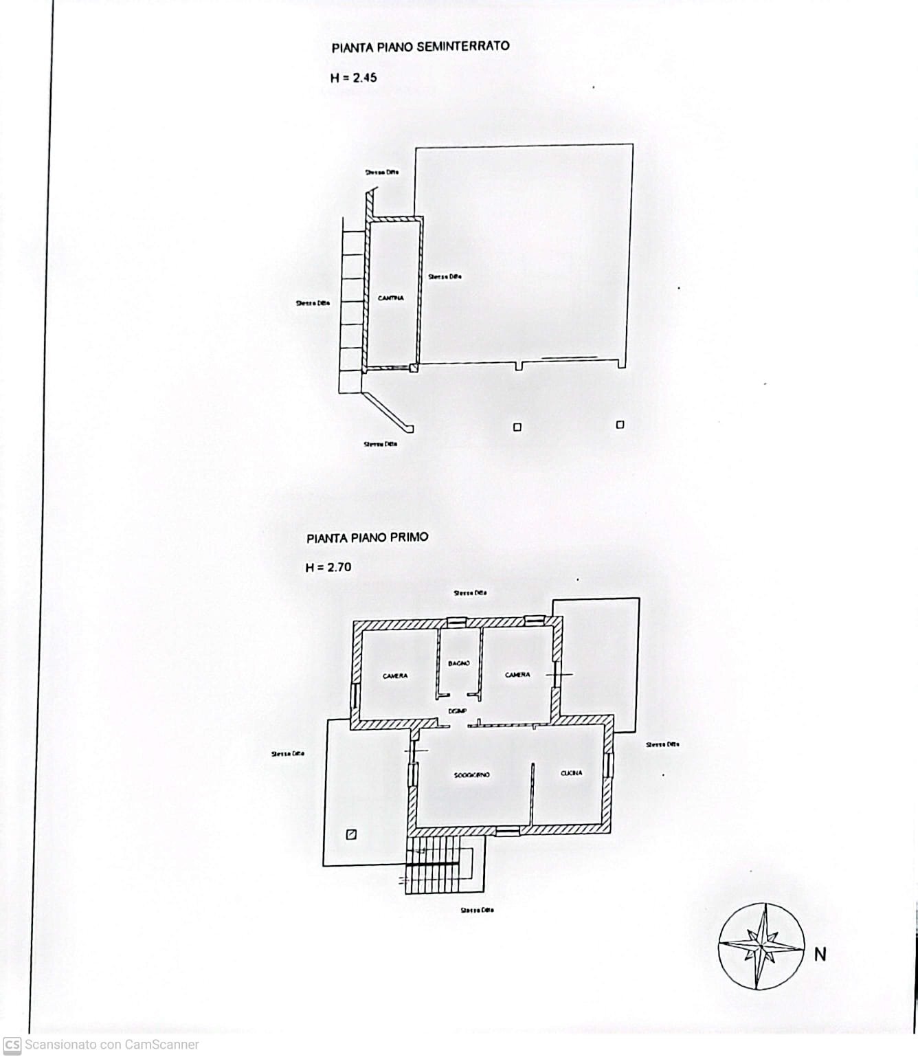 Casa indipendente Via Comba Carle, 36, Barge - planimetria 1