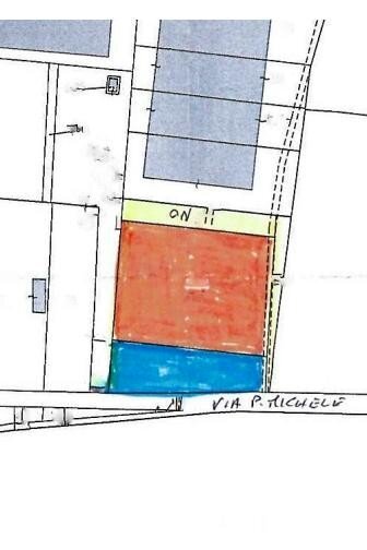 Terreno edificabile via Padre Michele, Carbonara Scrivia - planimetria 1