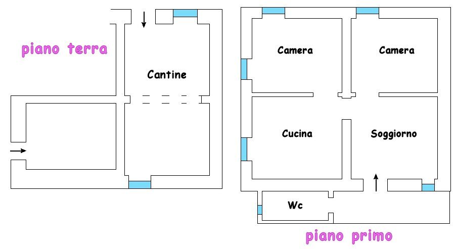 insieme.jpg - Rustic Via Veleura 42, Castiglione Chiavarese - floor plans 1