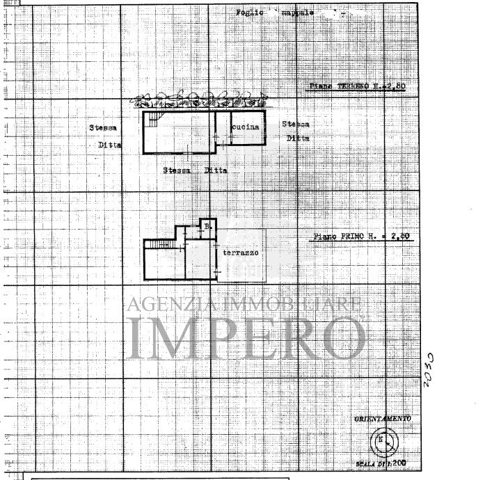 planimetria - Casa indipendente Corso Limone Piemonte 240, Ventimiglia - planimetria 1
