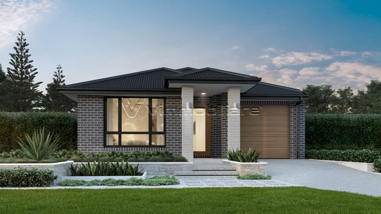 zamora-four-single-storey-home-design-casa-facade. - Terreno edificabile via Masotto, Noventa Vicentina - foto 1