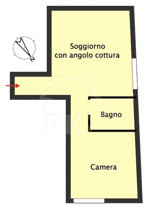 PLN_PUBB_int3.jpeg - Appartamento Strada Maggiore 35, Bologna (zona Centro Storico) - planimetria 1