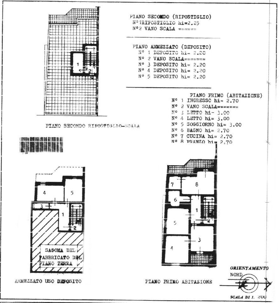 Casa indipendente Gagliano del Capo - planimetria 1