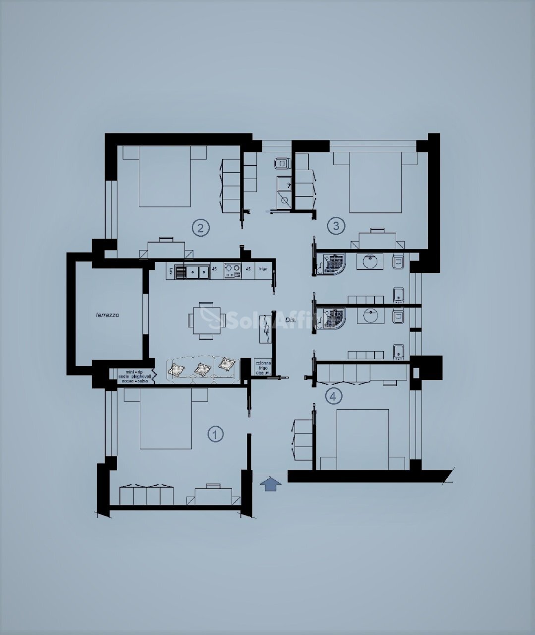 planimetria_affitto.jpg - Attico Catanzaro - planimetria 1