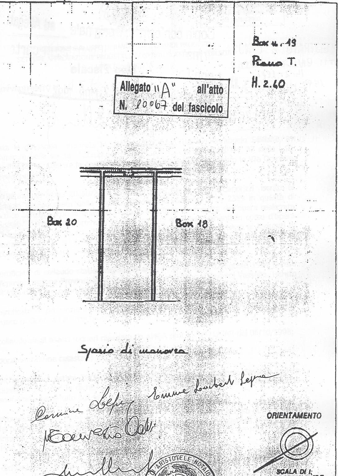 Box via Antonio Orsolino, Genova (zona Sampierdarena) - planimetria 1