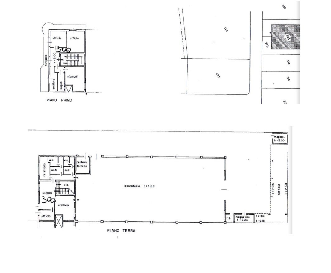 Shed hamlet Bargellino, Calderara di Reno - floor plans 1