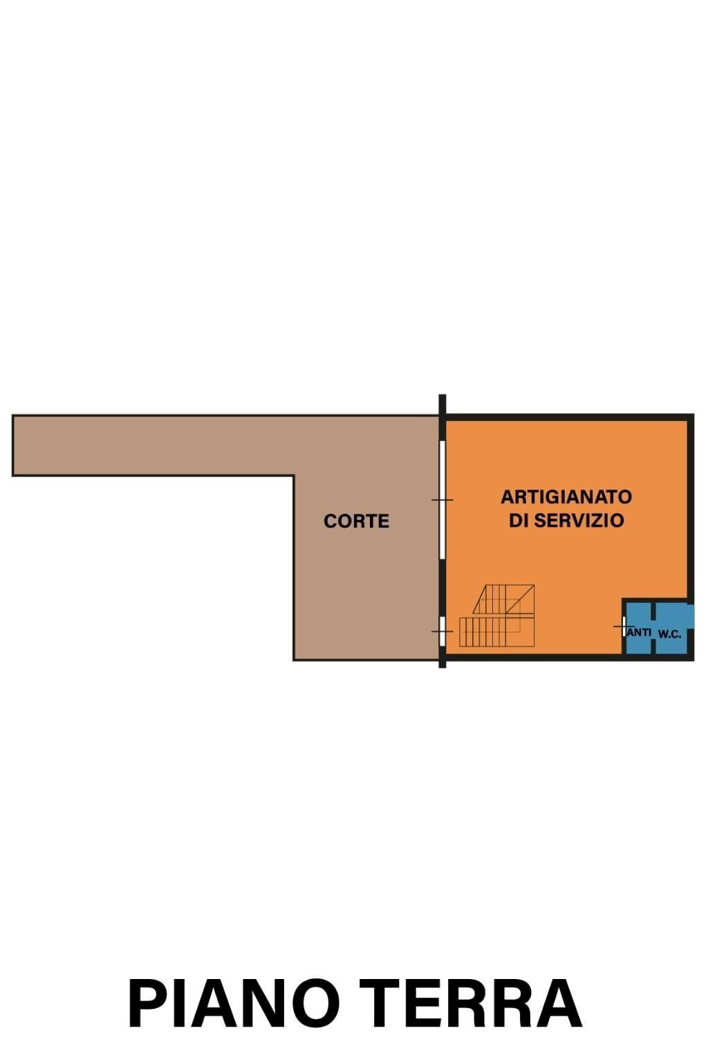 Capannone via dell'Unità d'Italia, Forlì - planimetria 1