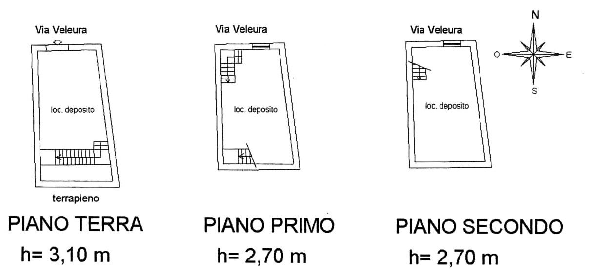 plan.jpg - Three-room apartment Via Veleura 11, Castiglione Chiavarese - floor plans 1