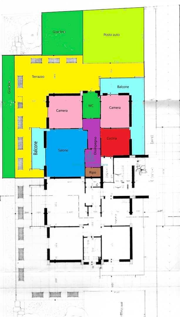 Four-room apartment Via Paolo Borsellino 20, Capaci - floor plans 1