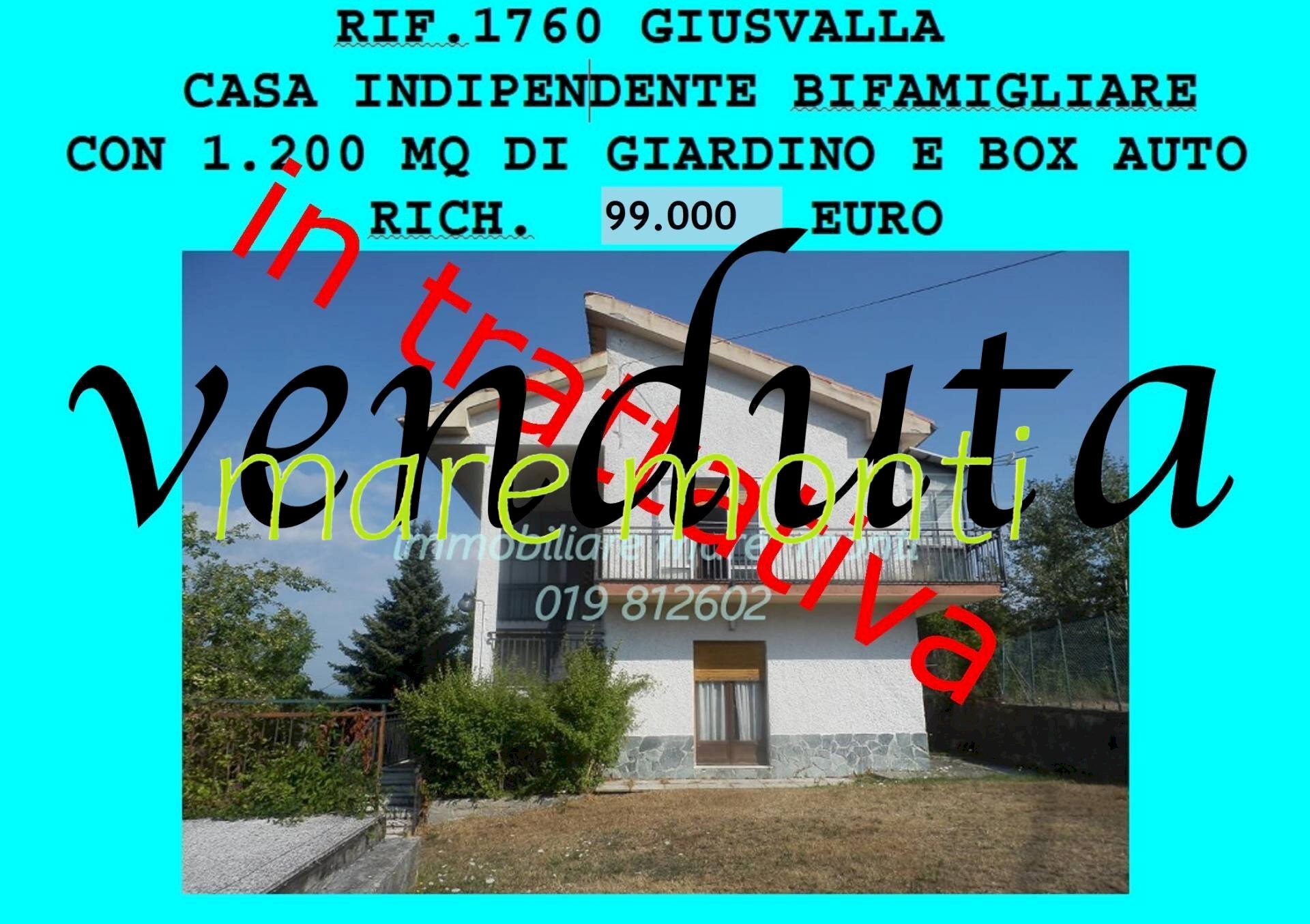 Independent house Giusvalla - photo 1