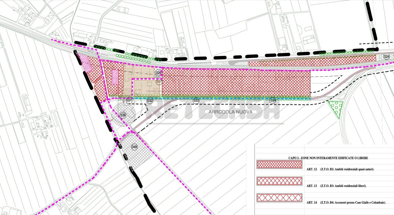 PIANO REGOLATORE - Building land SS14 791, Torviscosa - floor plans 1