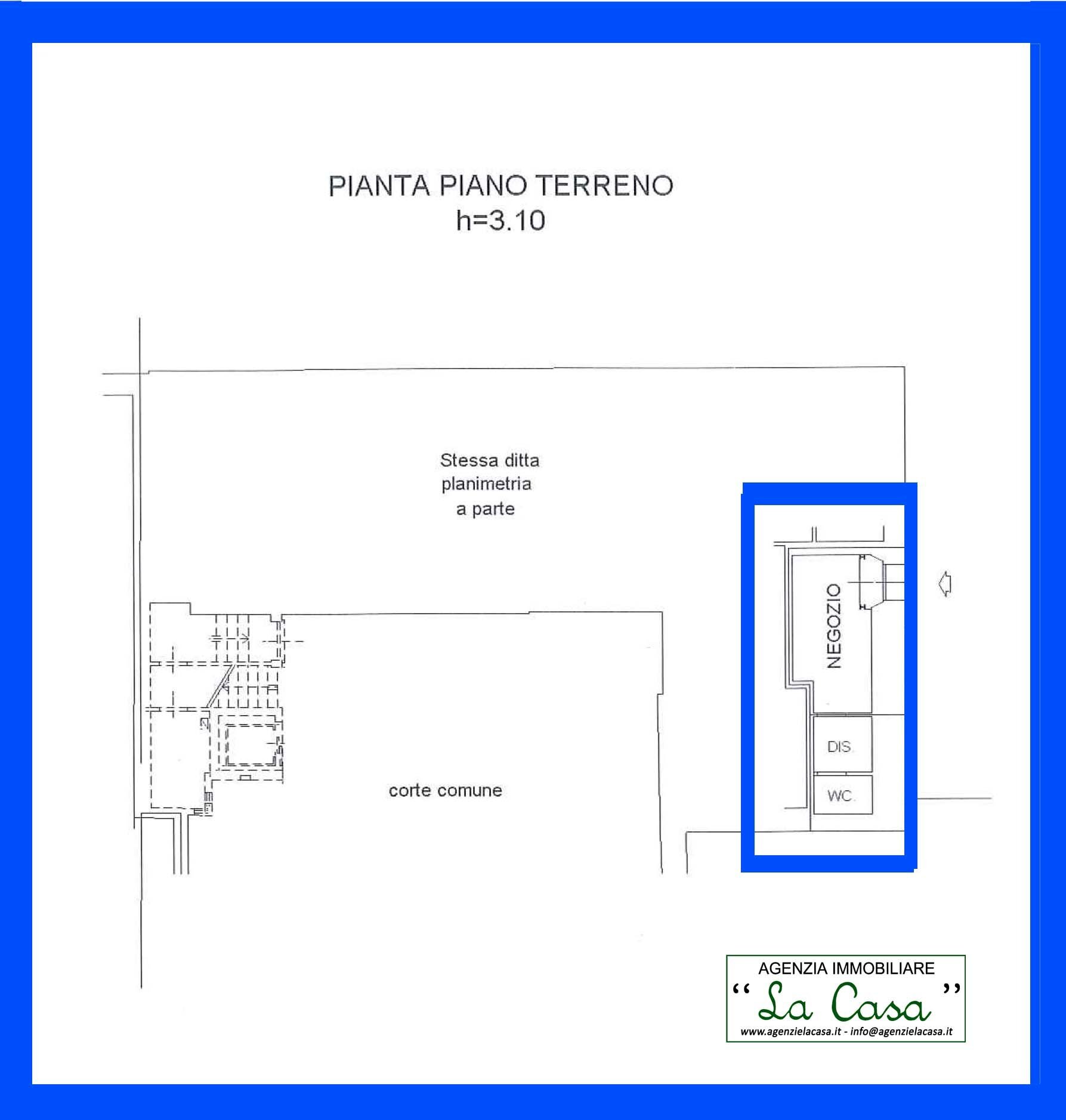 plan - Shop Piazza Guglielmo Marconi, 15, Villanova d'Asti - floor plans 1