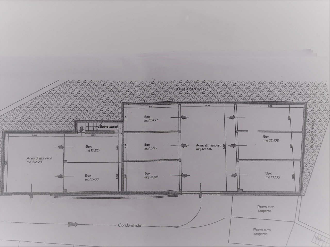 planimetria - Box VIA PRIVATA COLLEMAR, Alassio - photo 2