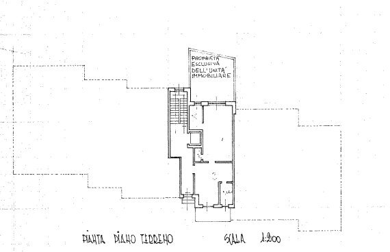 Bilocale Frazione San Lorenzo Pratoguglielmo, 100, Paesana - planimetria 1