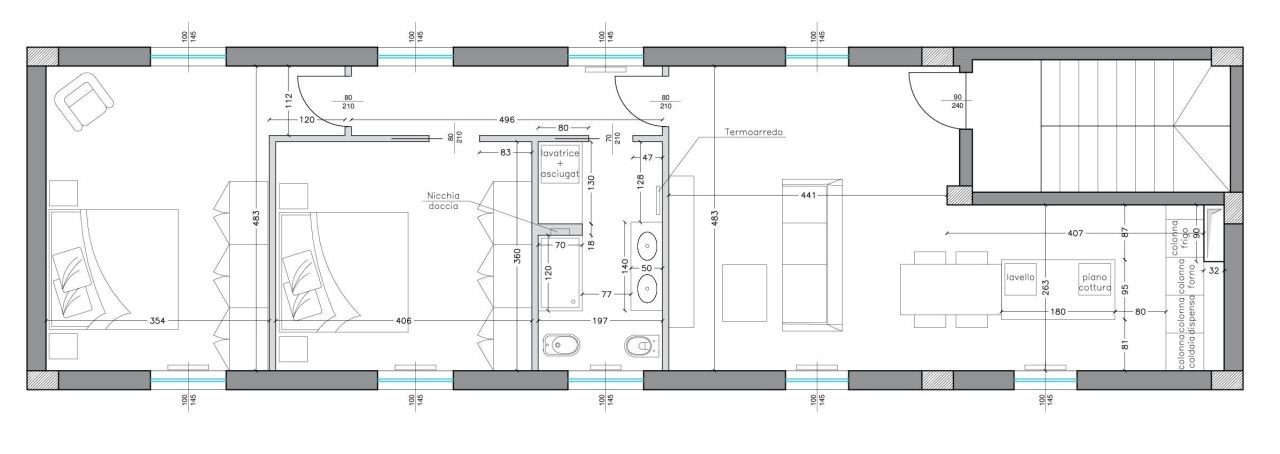 PLANIMETRIA.jpg - Three-room apartment San Benedetto del Tronto - floor plans 1