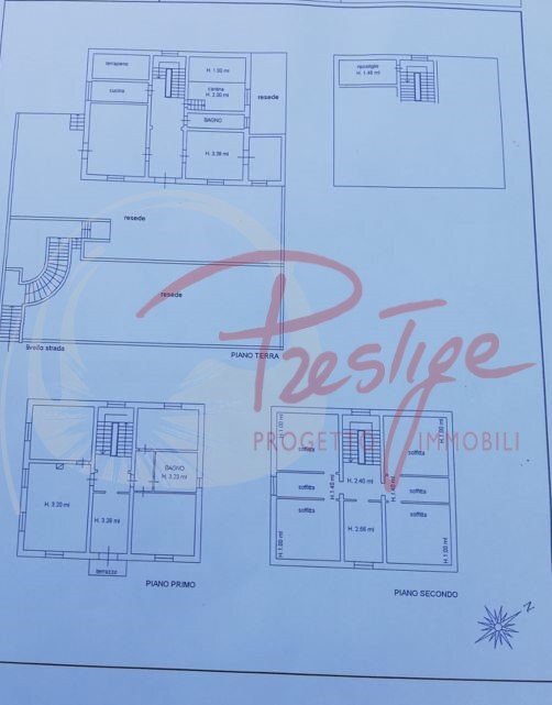 Villa via Ugo Botti, La Spezia - planimetria 1