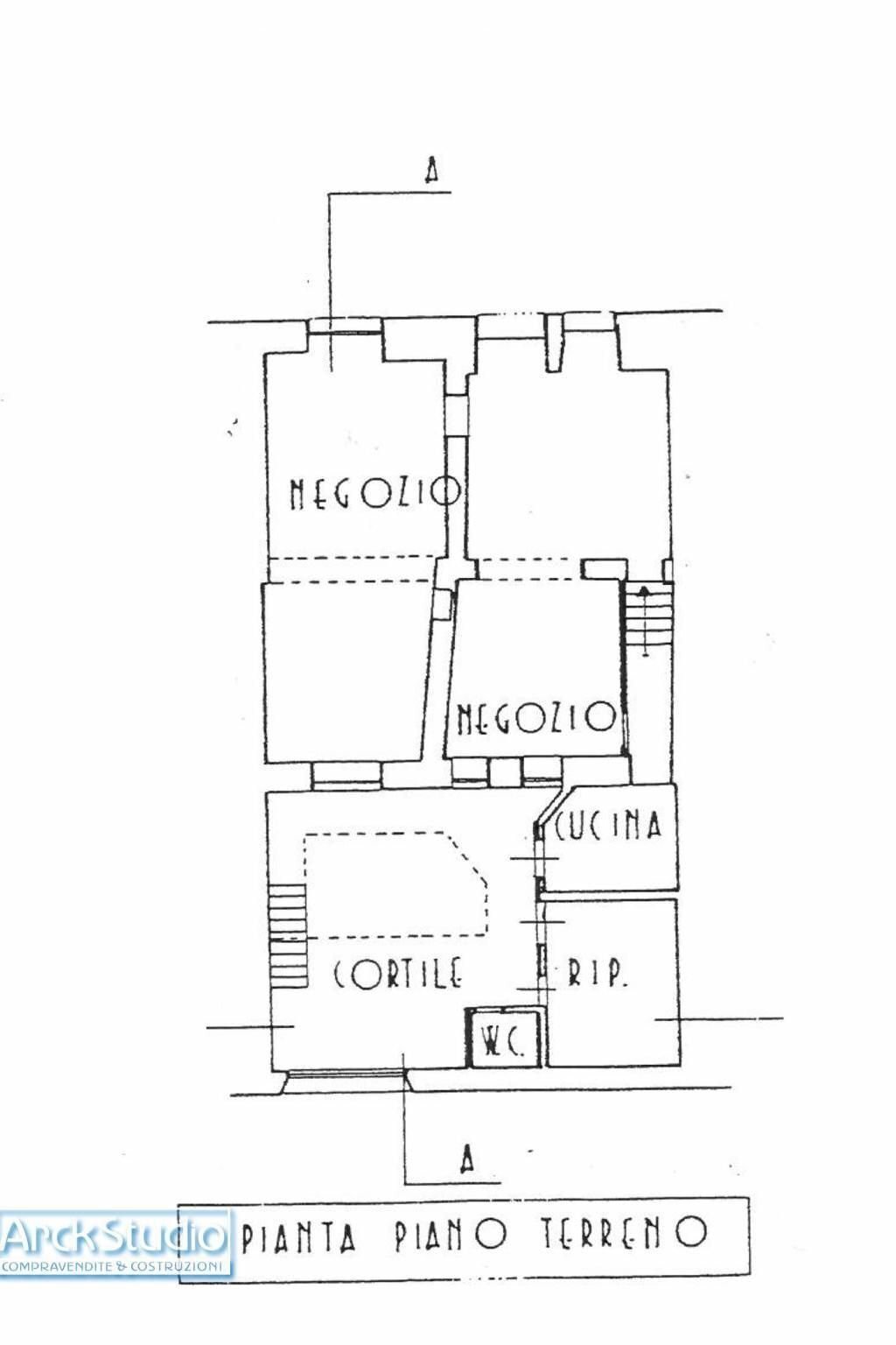 Independent house piazza Giuseppe Garibaldi, 45, Cassano d'Adda - floor plans 1