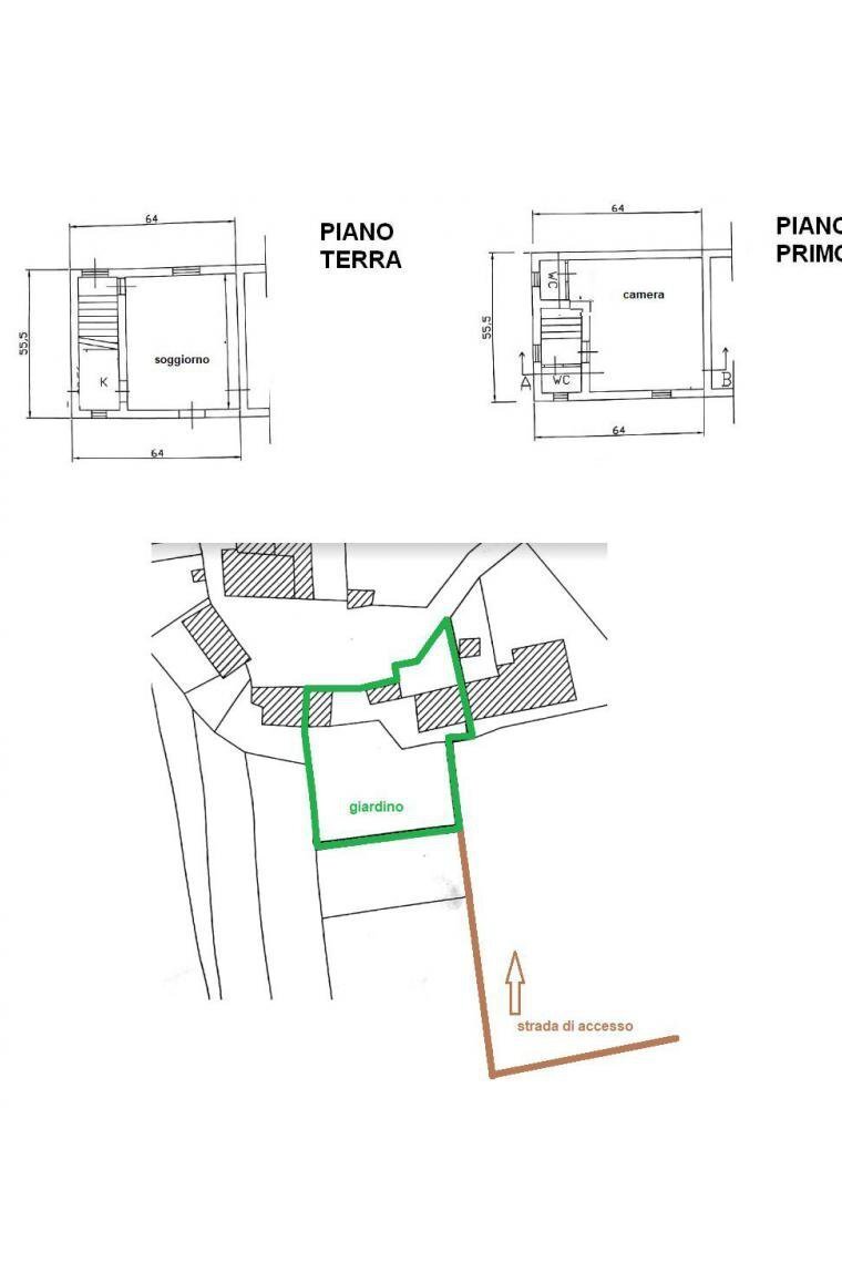Casa indipendente via Cerroneto, Greccio - planimetria 1