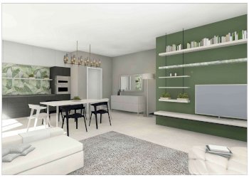 ZONA GIORNO  - Villa Trifamiliare Brescia (zona San Polo) - foto 10