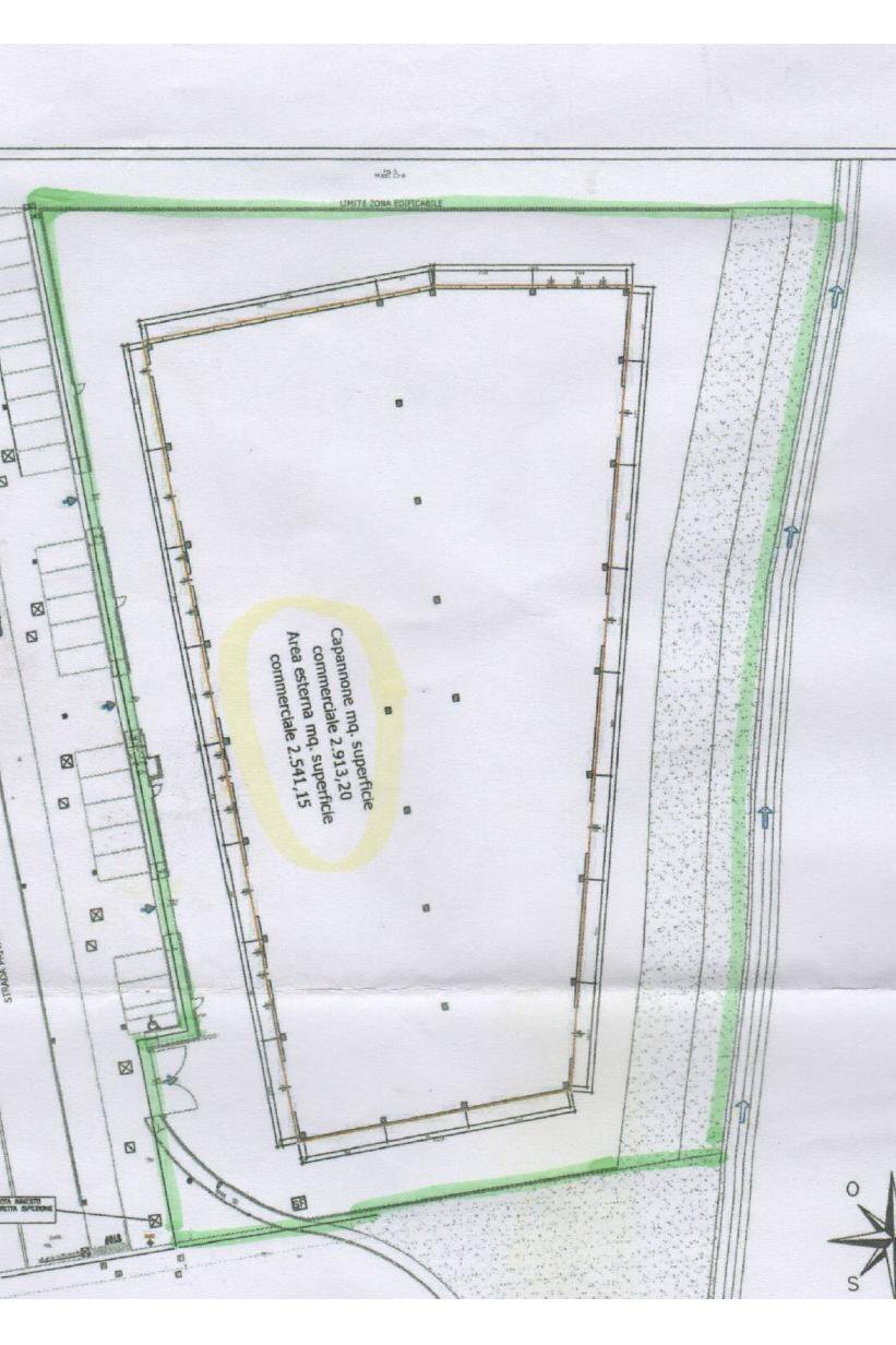 Capannone via Provinciale, Urgnano - planimetria 1