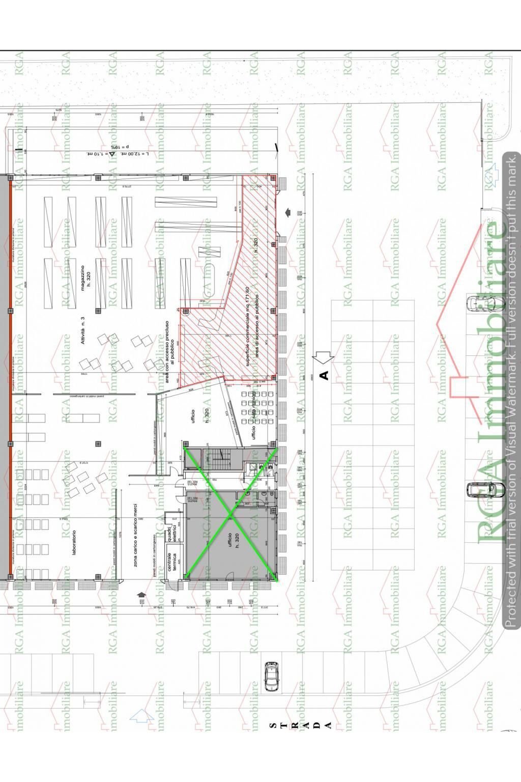 Capannone Asse Interurbano, Seriate - planimetria 1