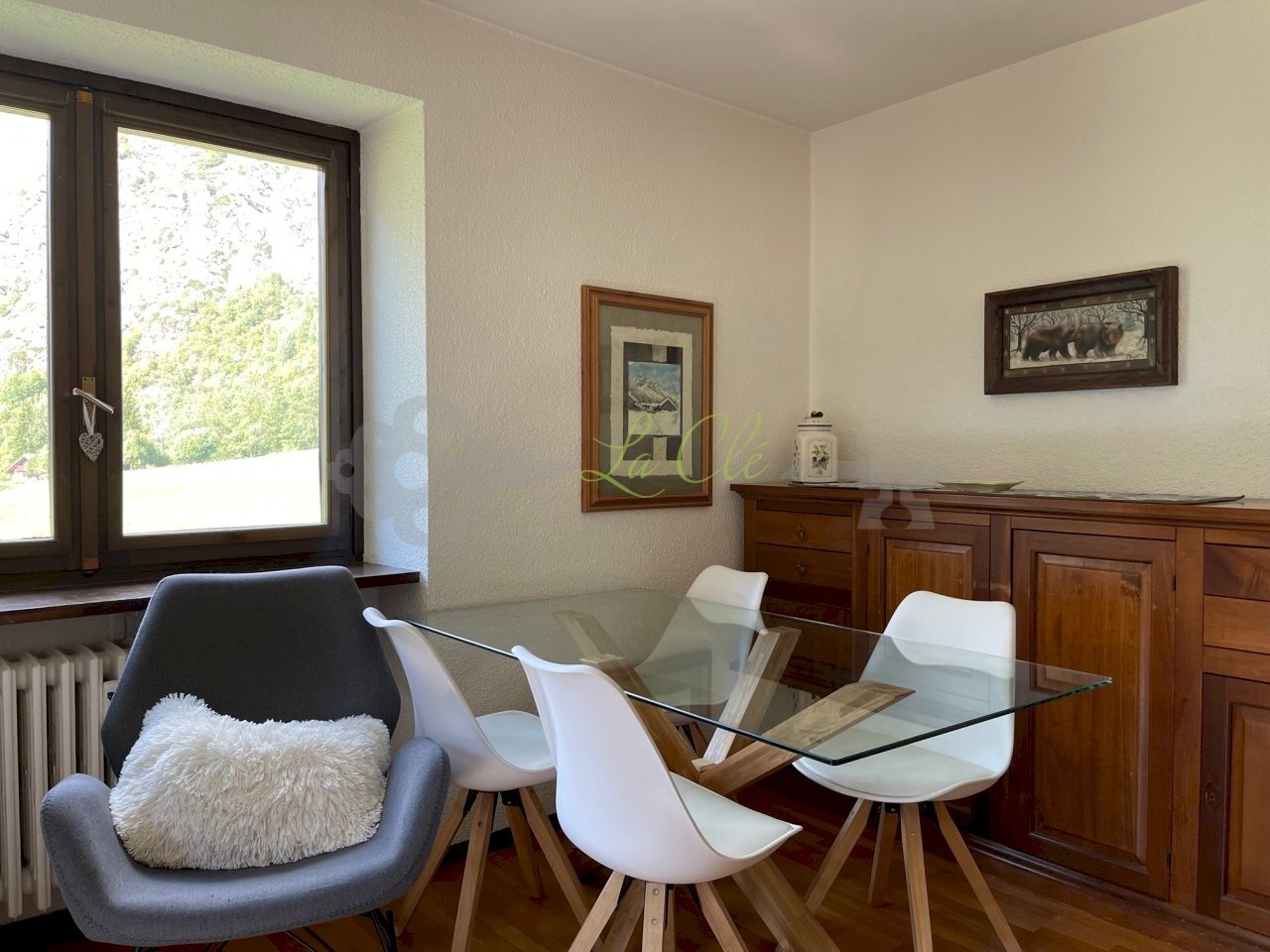 AFFITTO VILLAIR INFERIORE - ZONA PRANZO CON VETRAT - Three-room apartment Courmayeur - photo 2