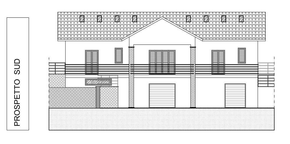 prospetto sud.PNG - Independent house Strada Comunale Belvedere Castellone 22, Anagni - photo 1