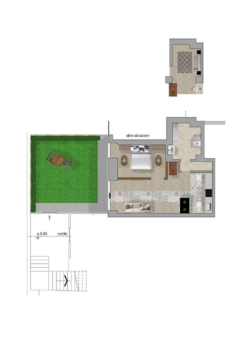 Planimetria - Appartamento via Borgoratti, Genova (zona Borgoratti) - planimetria 1