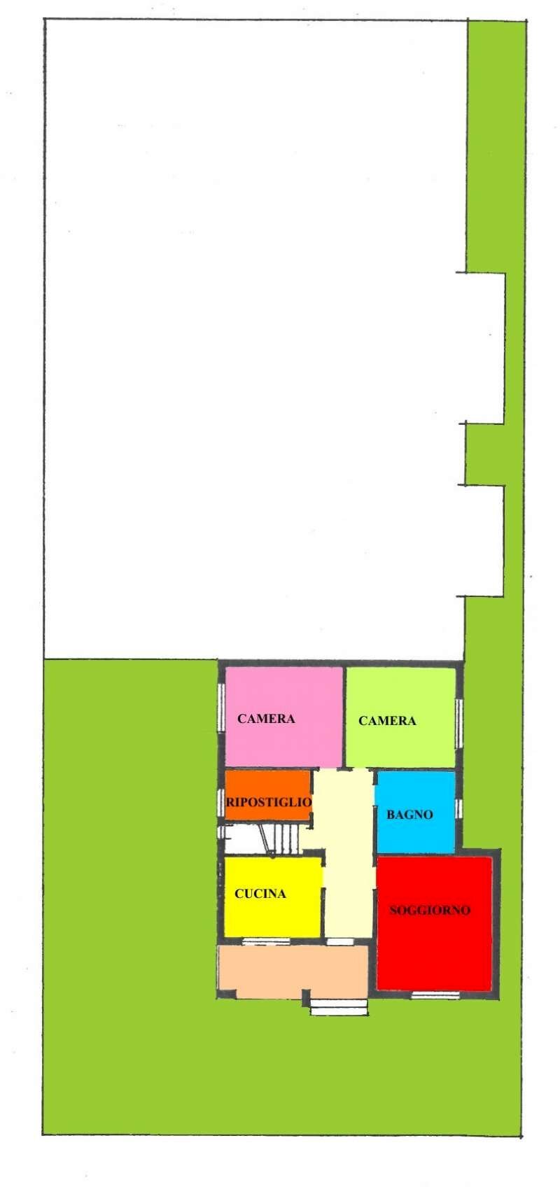 574 - Villa via Della Liberazione, Vaiano Cremasco - planimetria 1
