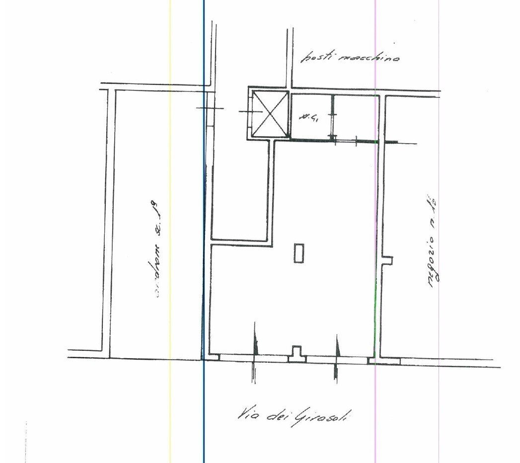 Planimetria PiZZI 75.jpg - Locale Commerciale via dei girasoli, Guidonia Montecelio - planimetria 1