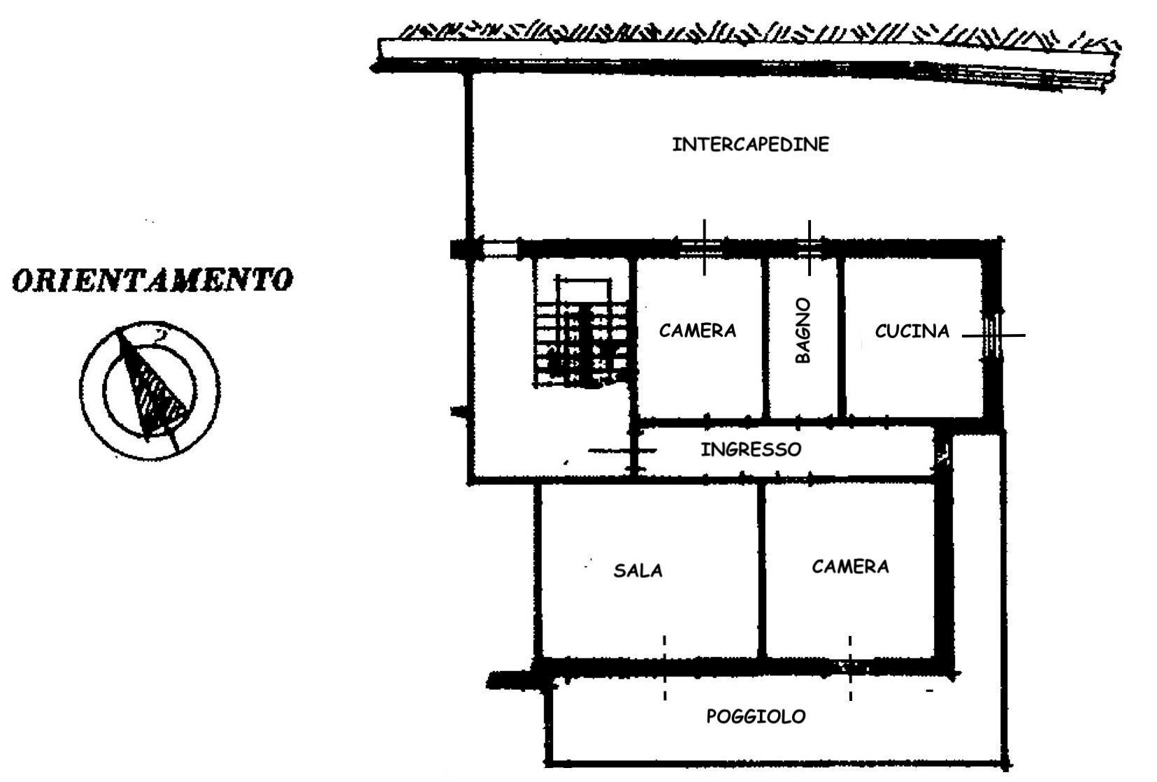 Trilocale via Casareggio, Moconesi - planimetria 1