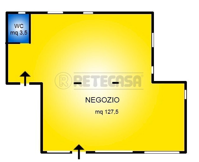 Planimetria riqualificata.jpg - Locale Commerciale Via S. Quasimodo, Grisignano di Zocco - planimetria 1