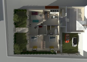 PLAN 1 PIANO CAM1_4.png - Villa SATA CROCE SULL'ARNO, Pisa - foto 7