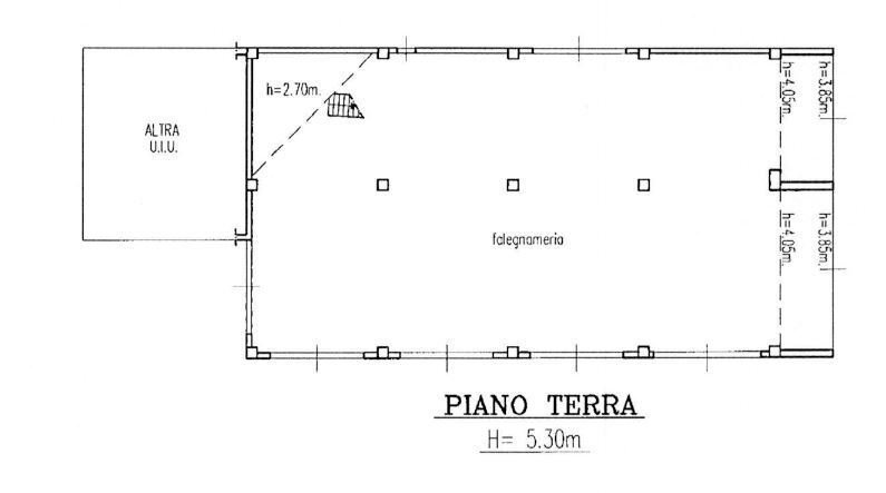 capannone.JPG - Locale Commerciale Luni - planimetria 1